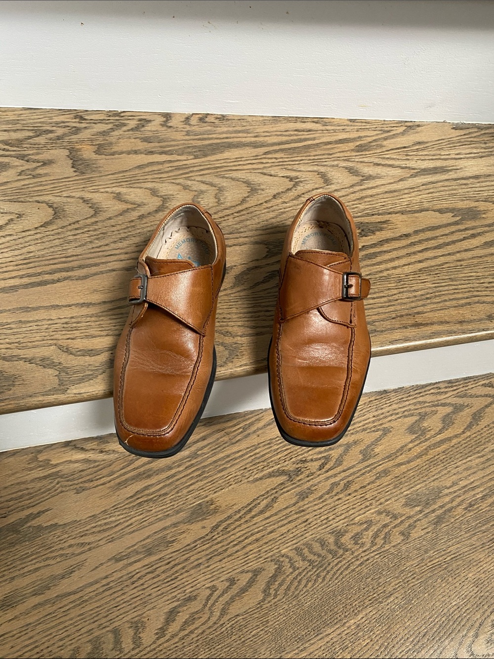 Florsheim boys Leather Single Monk Strap dress shoes - Picture 8 of 8